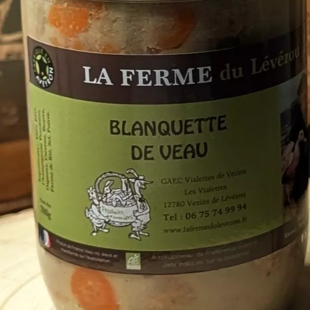 Blanquette de veau d'Aubrac