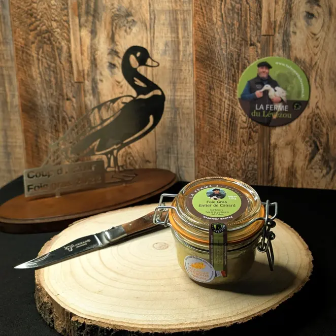 Foie Gras de Canard Entier 110G - Médaillé & Artisanal | LA FERME du Lévézou