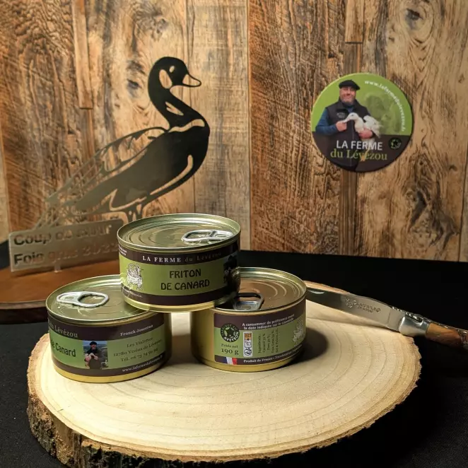 Friton de Canard Artisanal - Ferme du Lévézou | Terroir & Qualité  