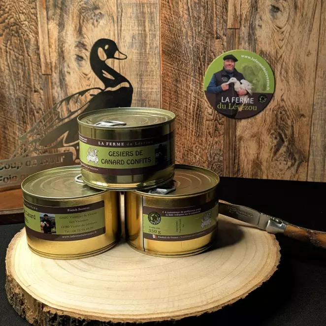 Gésiers de Canard Confits - Ferme du Lévézou | Artisanal & Local  