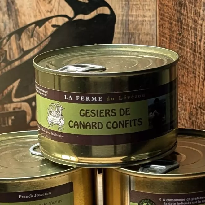 Gésiers de Canard Confits - Ferme du Lévézou | Artisanal & Local  