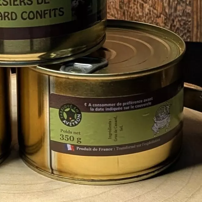 Gésiers de Canard Confits - Ferme du Lévézou | Artisanal & Local  