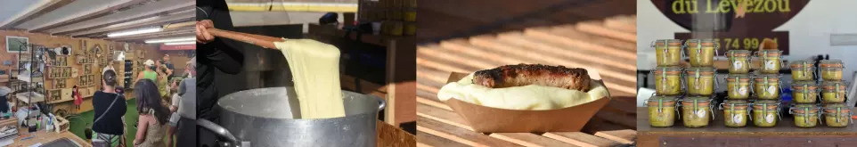 La Ferme du Lévezou : producteur de foie gras de canard et de veaux : vente de foie gras cru, foie gras mi-cuit, foie gras en conserve et vente de produits transformés de veau