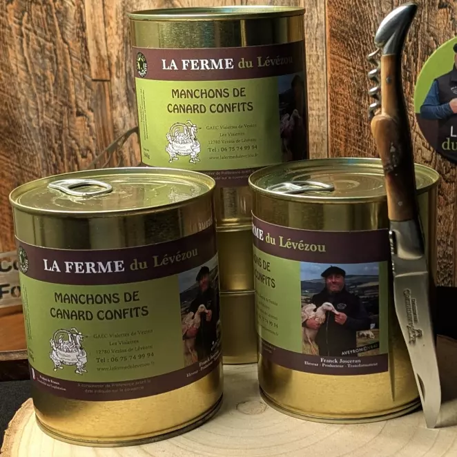 Manchons de Canard Confits - LA FERME du Lévézou | Artisanal & Local  