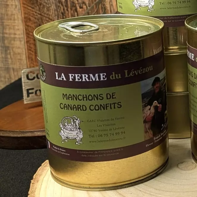 Manchons de Canard Confits - LA FERME du Lévézou | Artisanal & Local  
