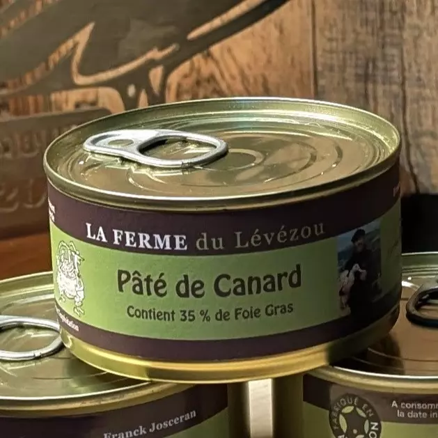 Pâté de Canard au Foie Gras (35%) - LA FERME du Lévézou | Artisanal & Local  