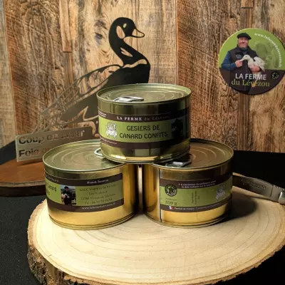 Gésiers de Canard Confits - LA FERME du Lévézou | Artisanal & Local 
