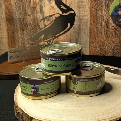 Rillettes de Canard Artisanales – LA FERME du Lévézou | Terroir & Qualité 
