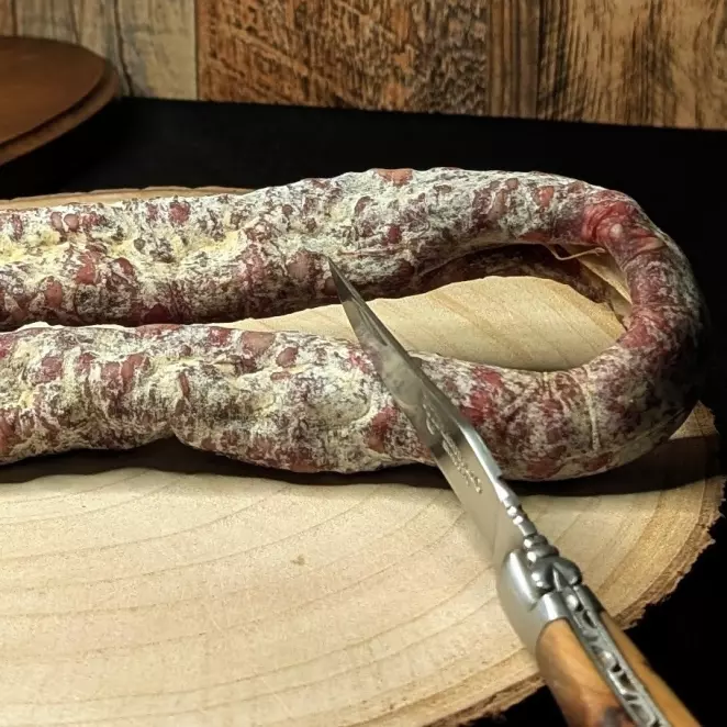 Saucisse sèche de veau d'Aubrac