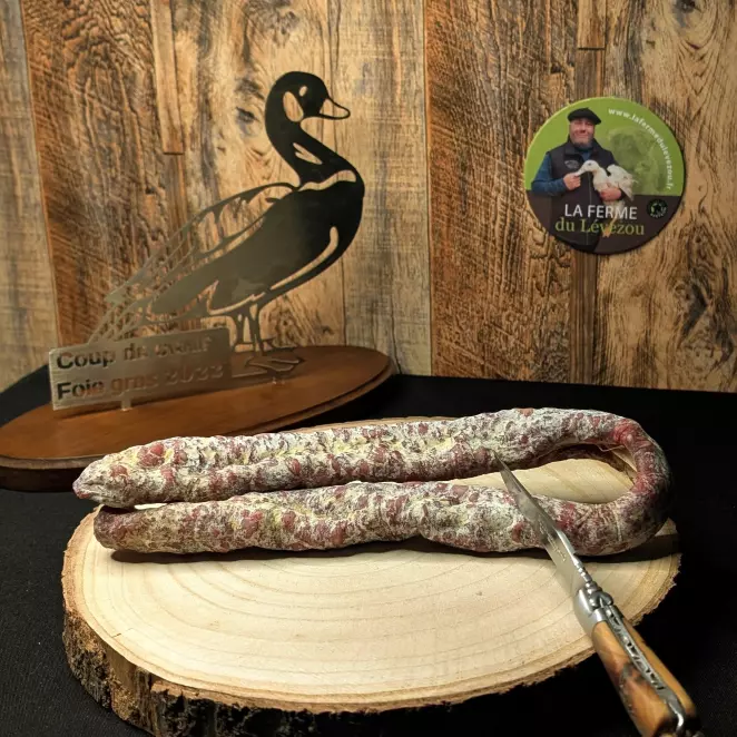 Saucisse sèche de veau d'Aubrac