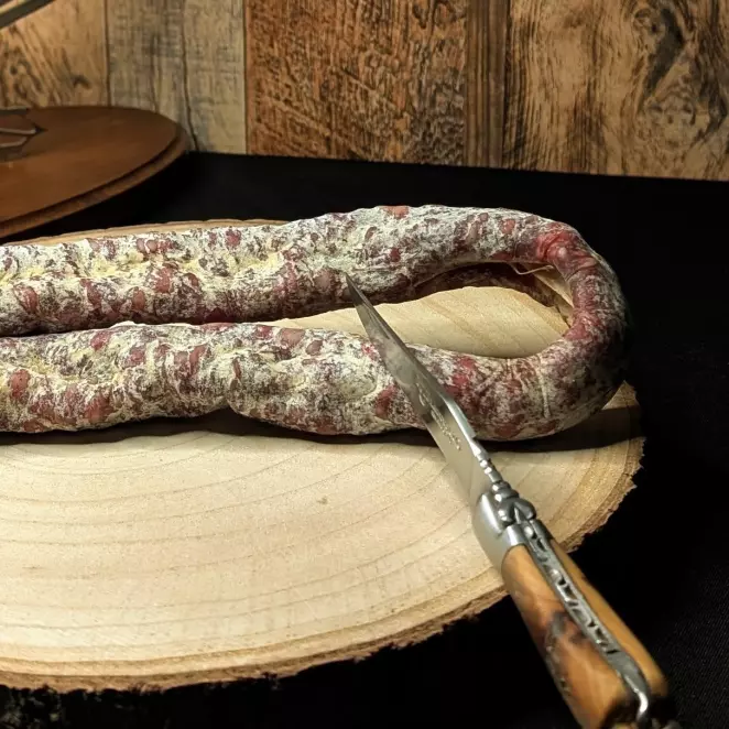 Saucisse sèche de veau d'Aubrac